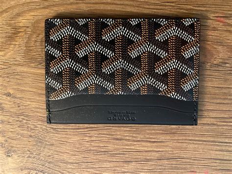 goyard st marc wallet price|goyard card holder black.